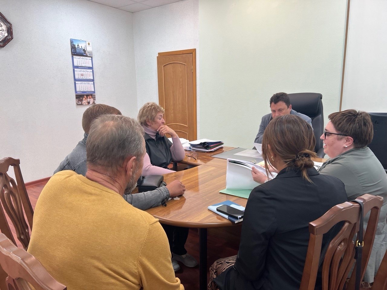Глава Бессоновского района А.Г.Воронков провел личный прием граждан