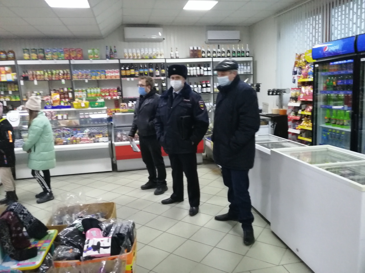 Рейд по соблюдению масочного режима.