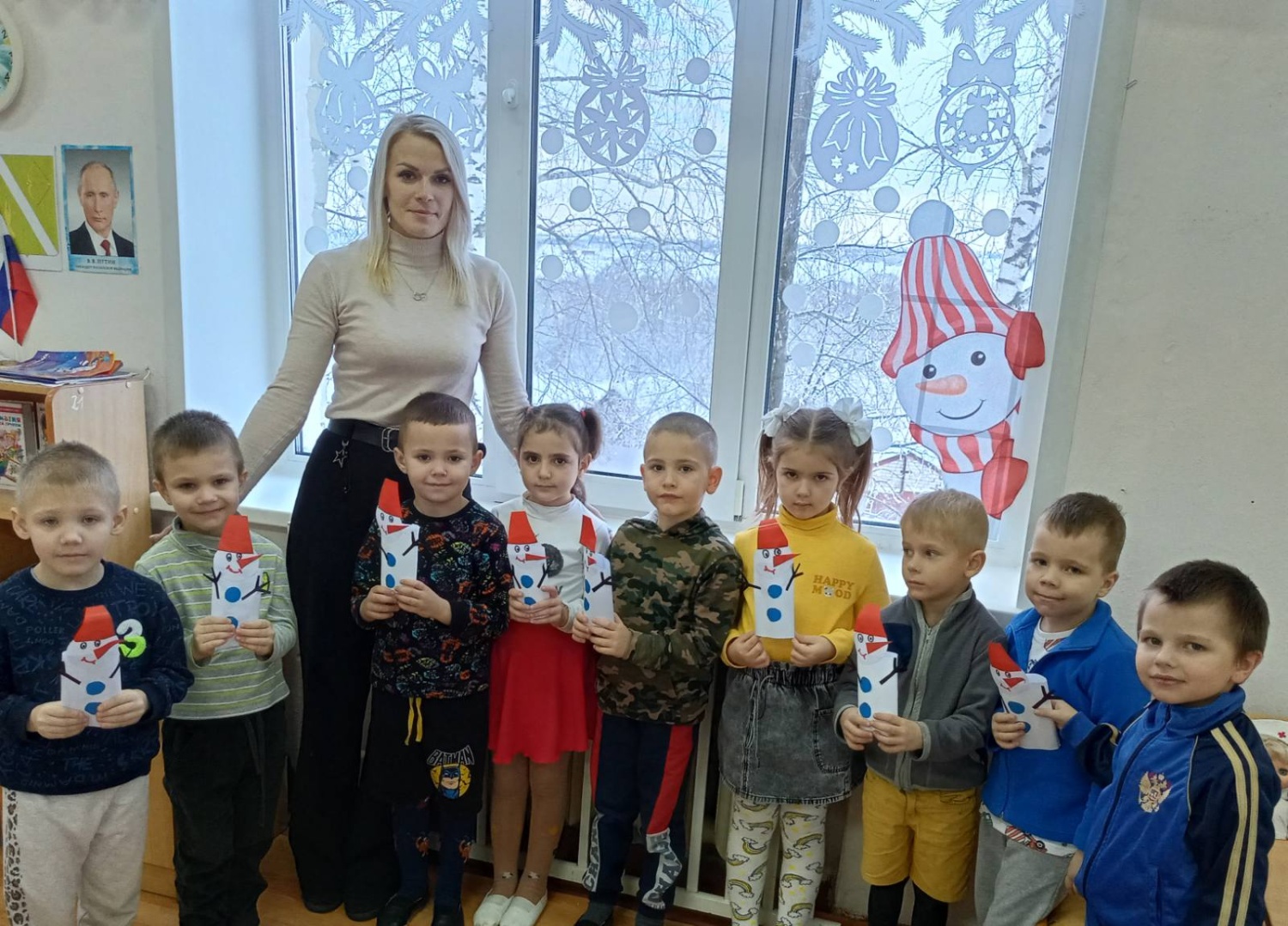В детском саду села Грабово отметили  «Международный день снеговика»!