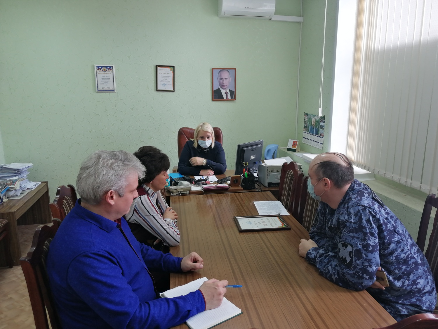 Обсудили вопросы антитеррористической защищенности объектов Бессоновского района