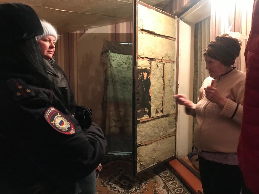 Межведомственный рейд в с. Бессоновка, с. Полеологово, с. Кроптово,  с. Блохино, с. Грабово, с. Чертково.