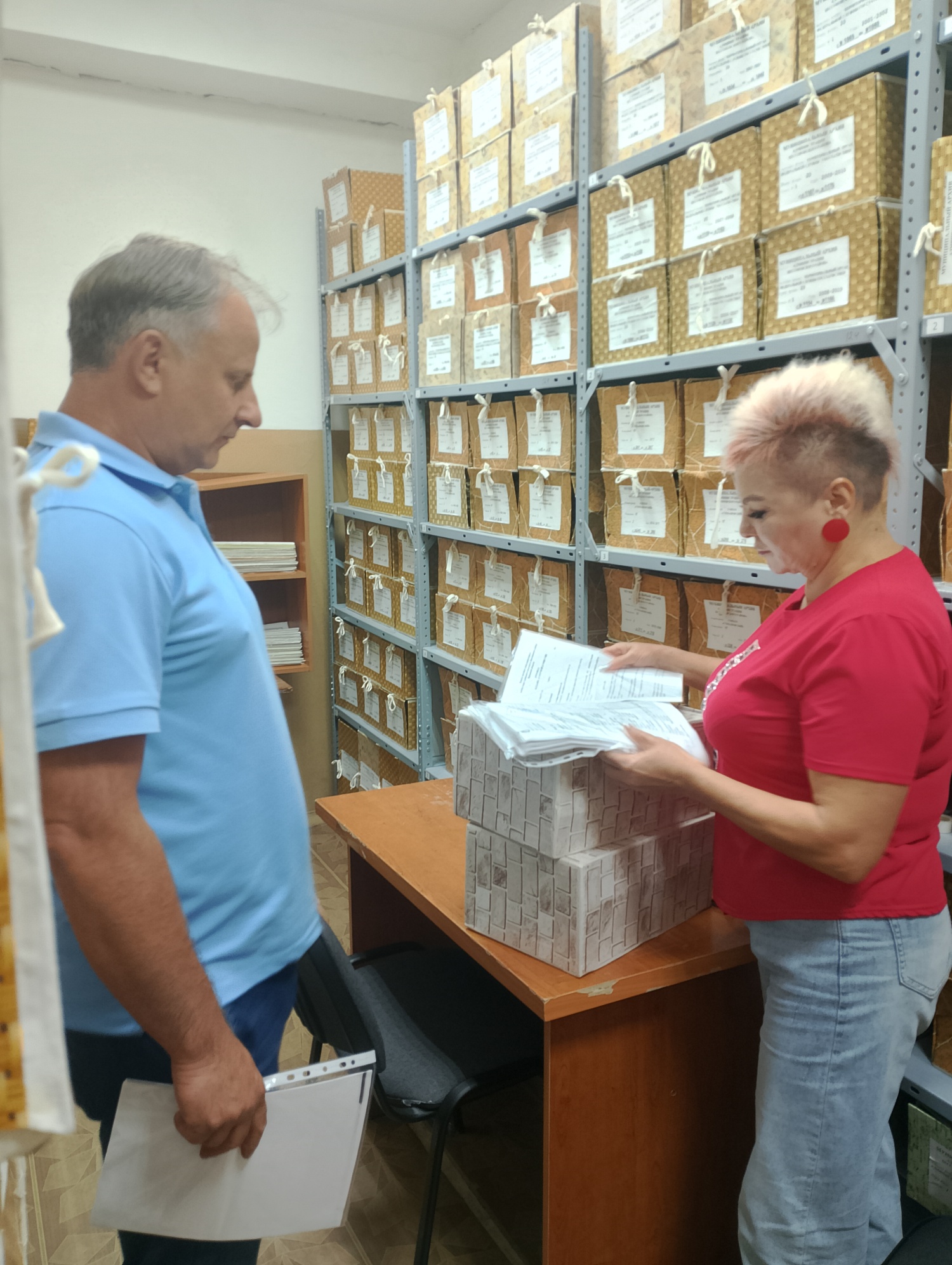 В муниципальном архиве Бессоновского района Пензенской области ведется работа по приему документов в соответствии с Графиком приема документов на 2025 год
