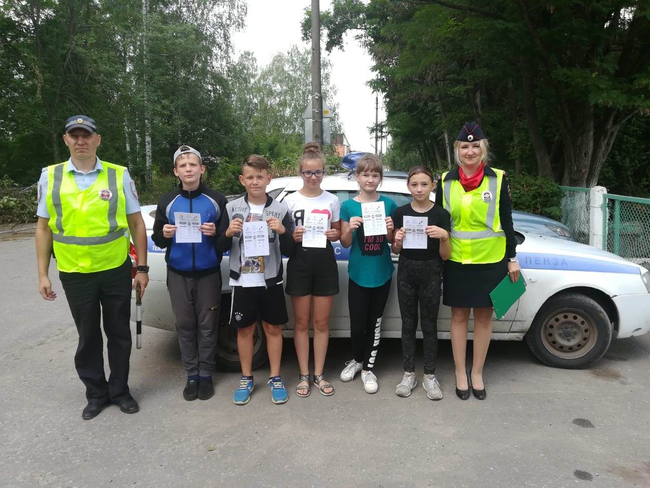 Дети призвали водителей обеспечить безопасность «маленьких пассажиров»