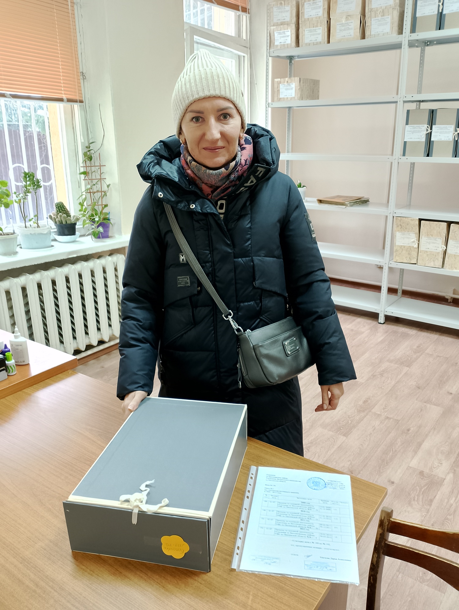 Прием документов от Управления Федерального казначейства   по Пензенской области  в  архивный отдел администрации Бессоновского района Пензенской области