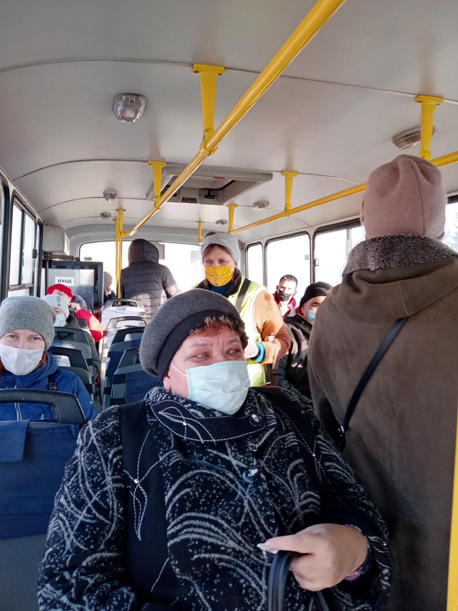 В  селе Бессоновка проведен очередной рейд в пассажирском транспорте по соблюдению «масочного режима»