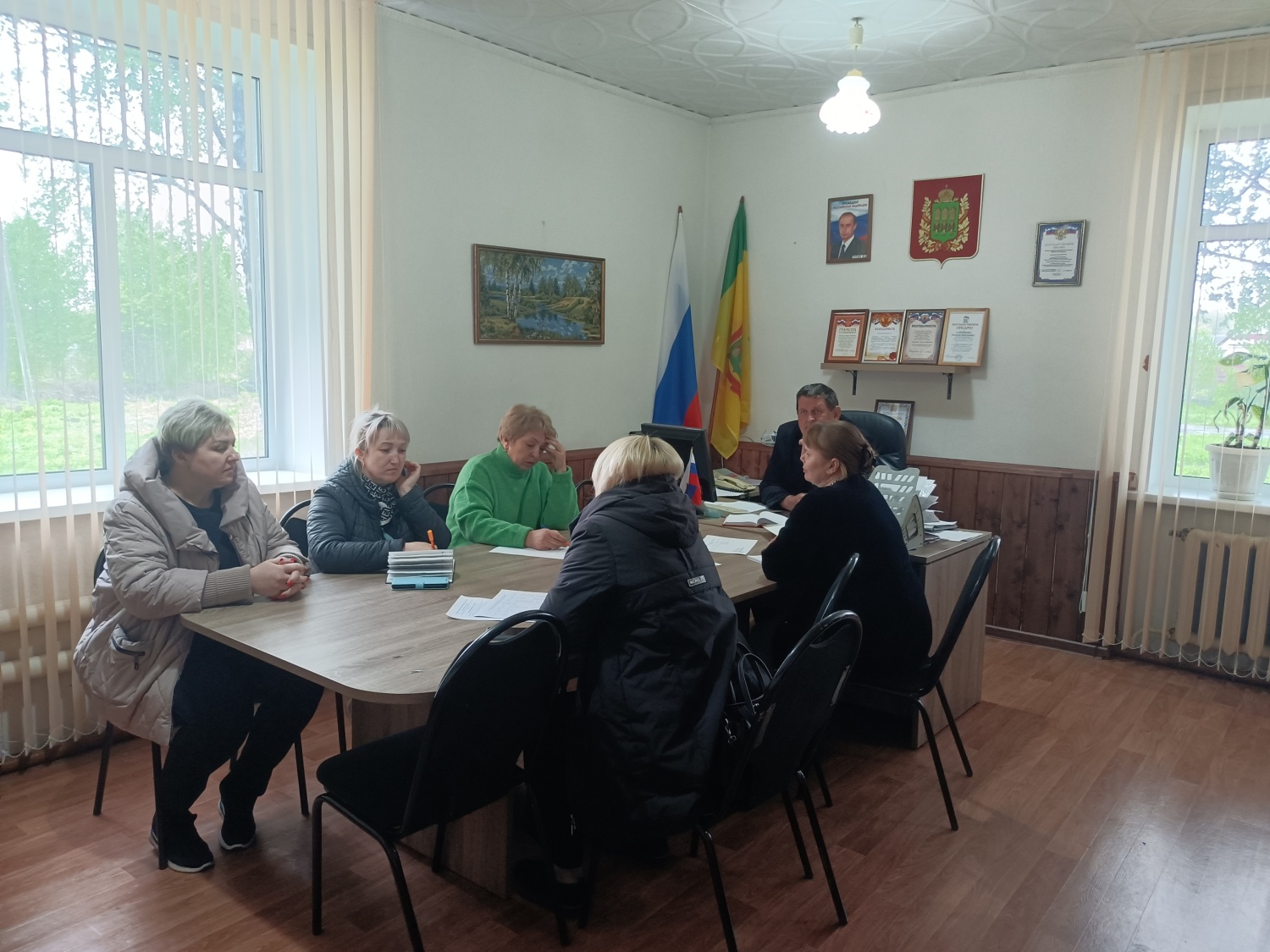 Совместное заседание Совета общественности  села Пыркино и села Проказна
