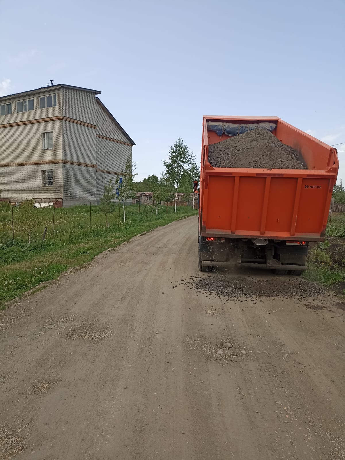 текущий ремонт автодороги