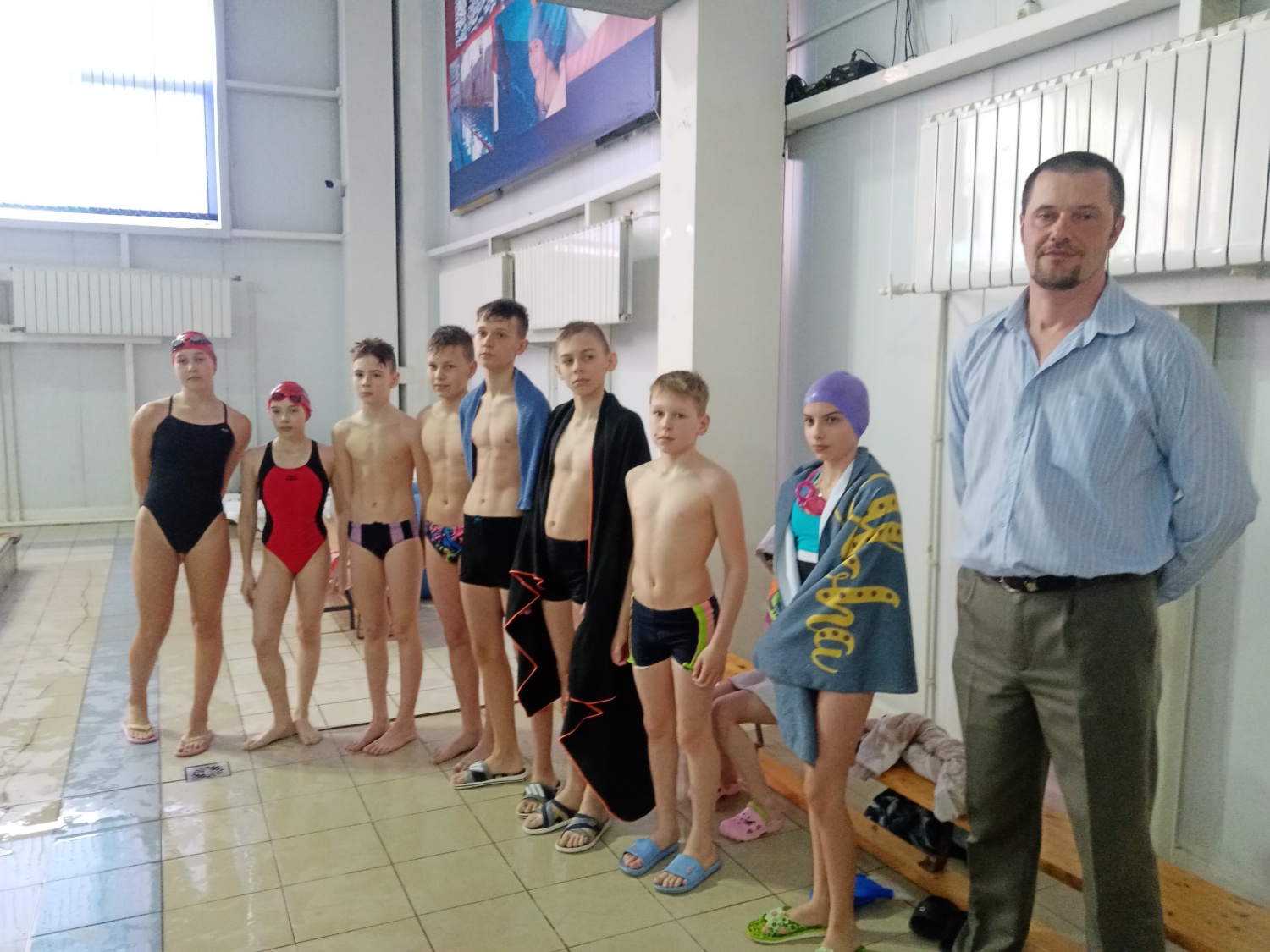 В бассейне «Бессоновский» состоялись соревнования по плаванию  имени летчика-космонавта Самокутяева А.М.