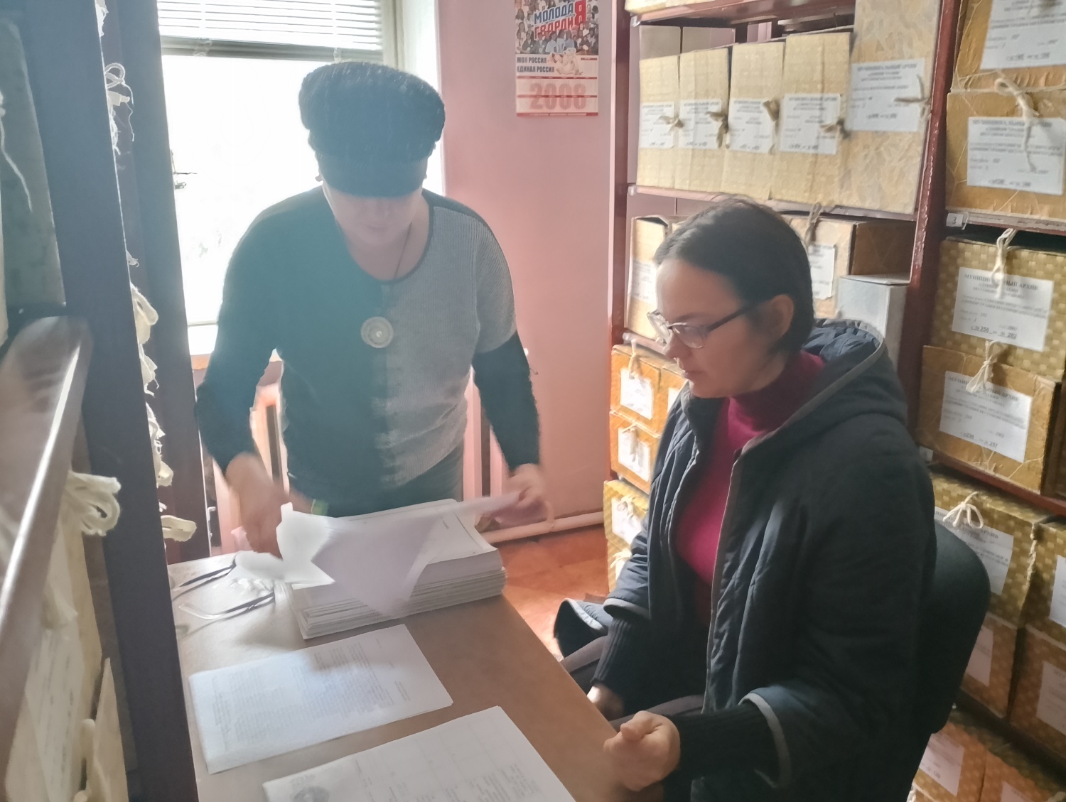 Прием документов постоянного срока хранения   МБОУ СОШ № 2 с.Грабово имени Героя России С.В.Кустова  Бессоновского района Пензенской области  в архивный отдел администрации  Бессоновского района