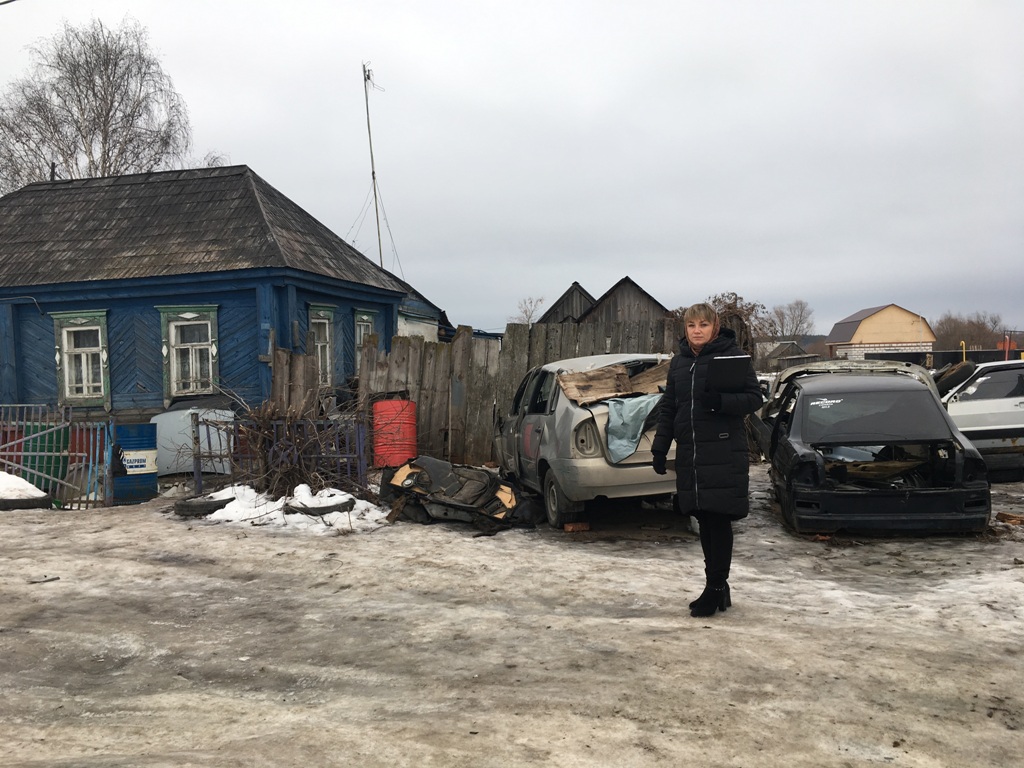 Состоялся рейд,направленный на выявление нарушений правил благоустройства в селе Грабово