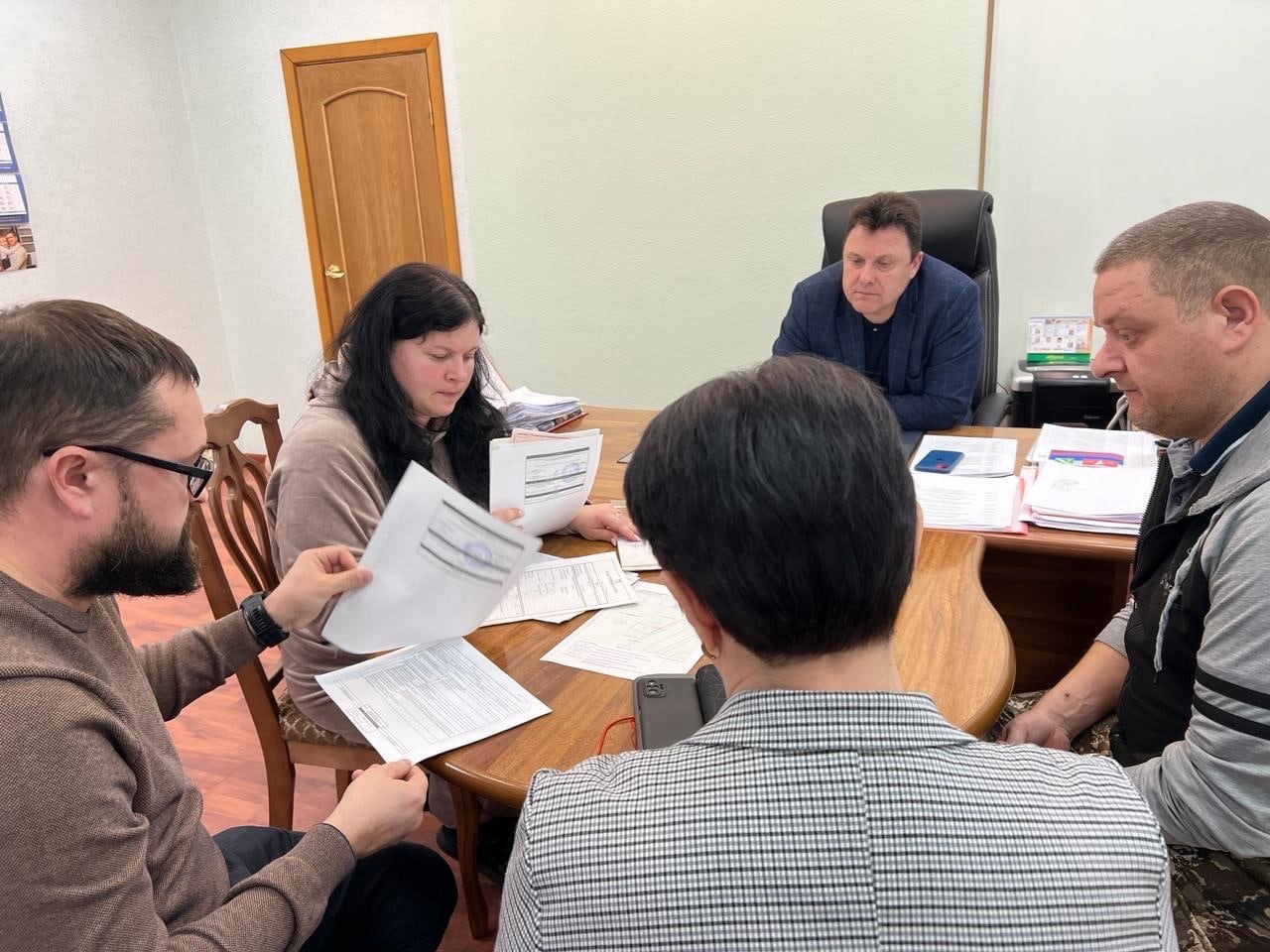 Глава Бессоновского района Александр Воронков  провёл личный приём граждан