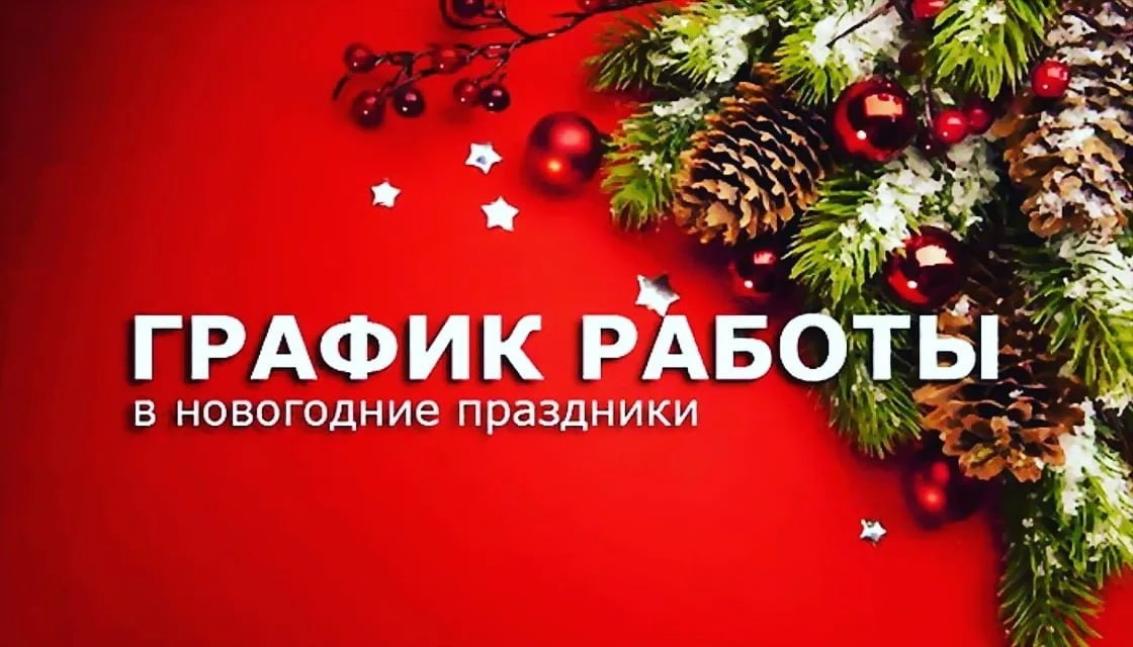 Режим работы ГБУЗ "Бессоновская РБ" с 29.12.2024г. по 08.01.2025г.