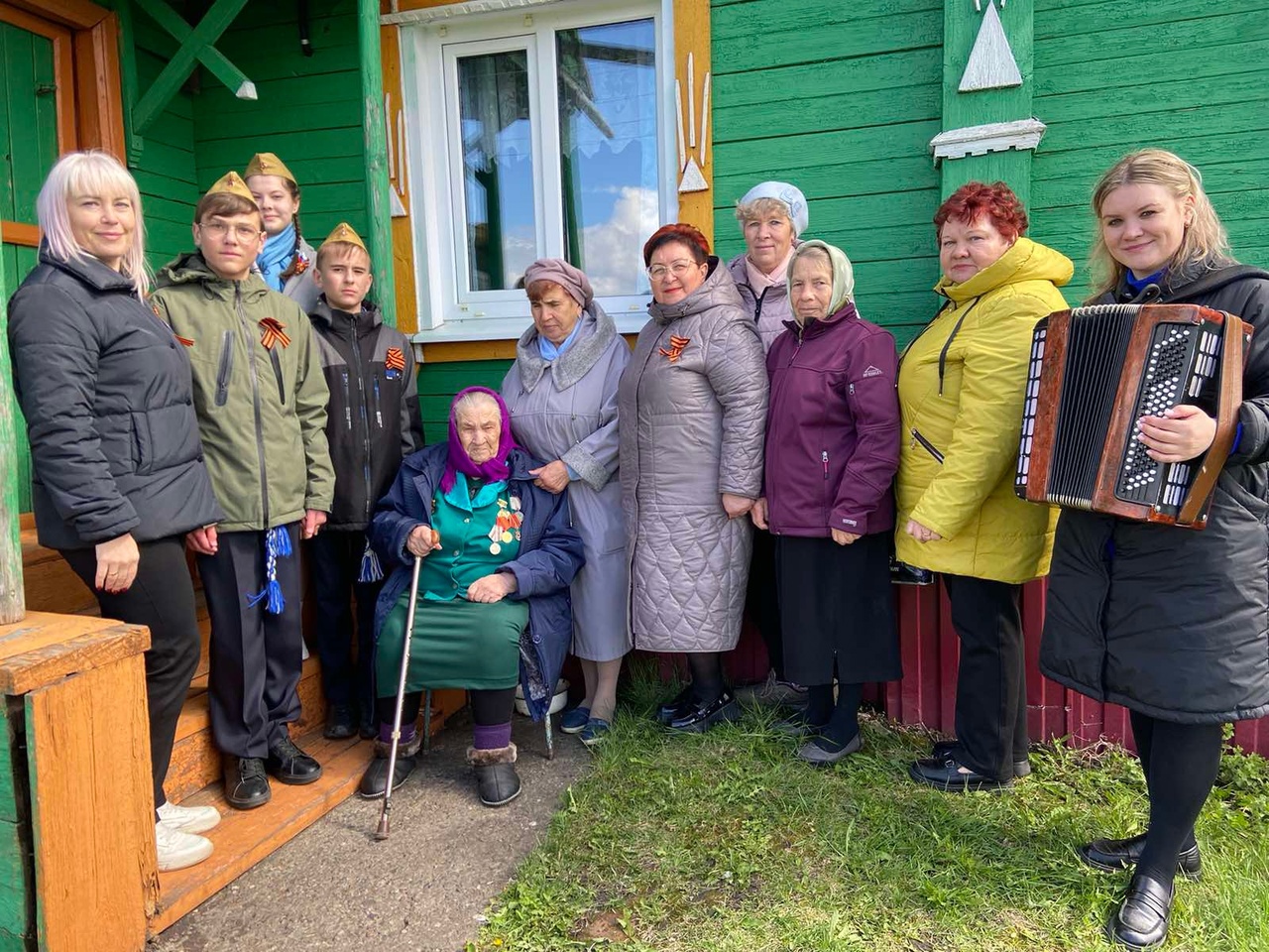 Поздравление ветеранов ВОВ и тружеников тыла