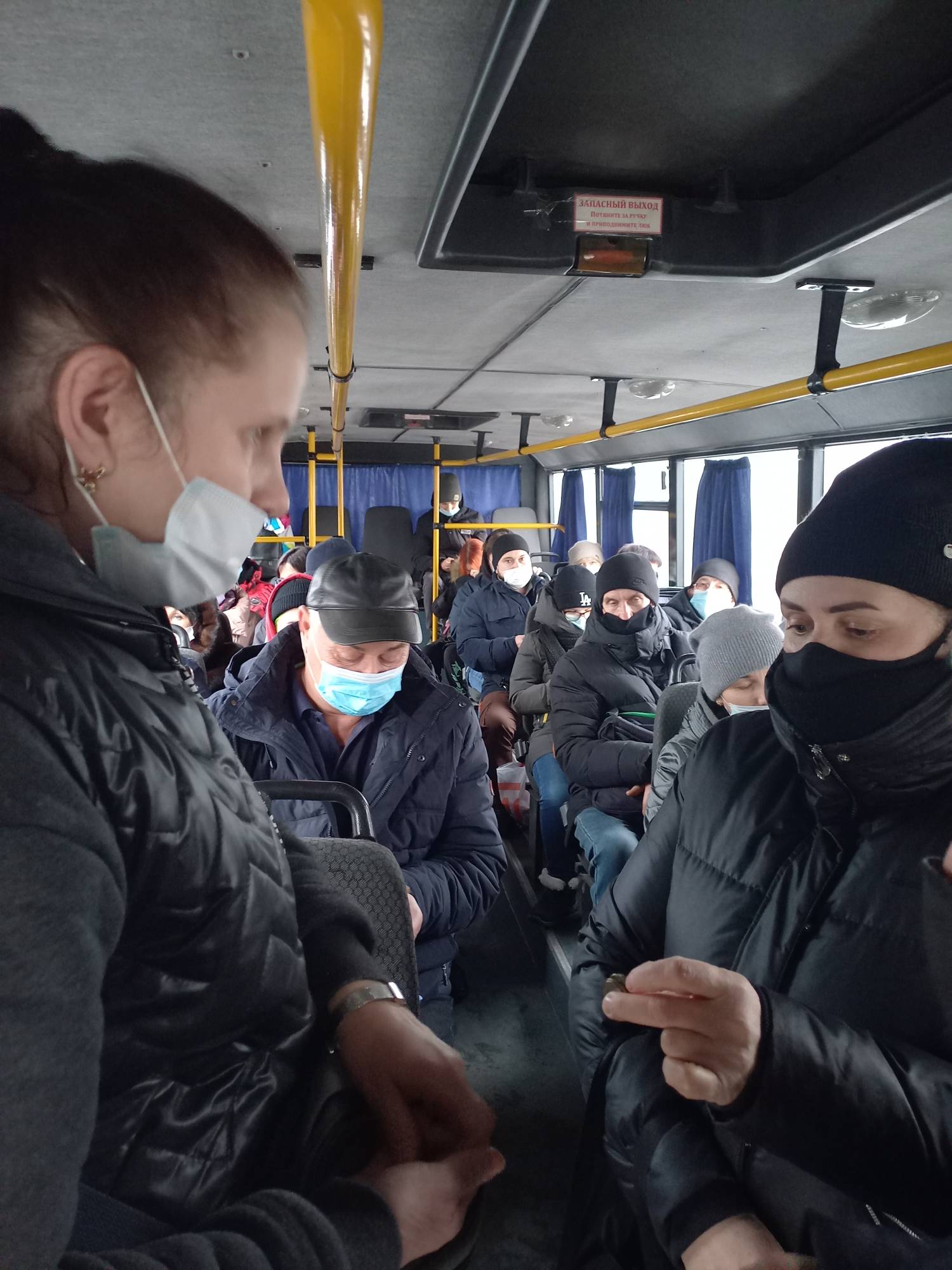В населенном пункте Бессоновка проведен очередной рейд в пассажирском транспорте   по соблюдению «масочного режима»