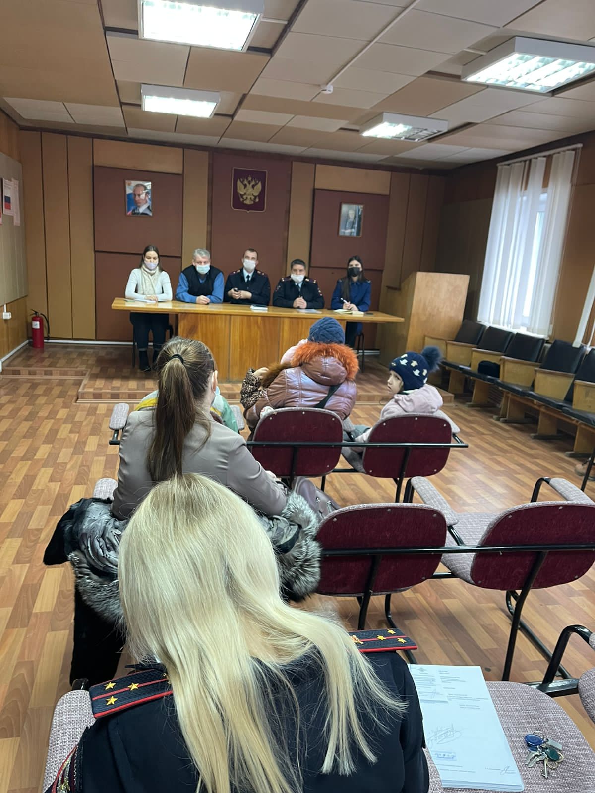 Рабочая встреча по факту доставления несовершеннолетнего в ОМВД России по Бессоновскому району