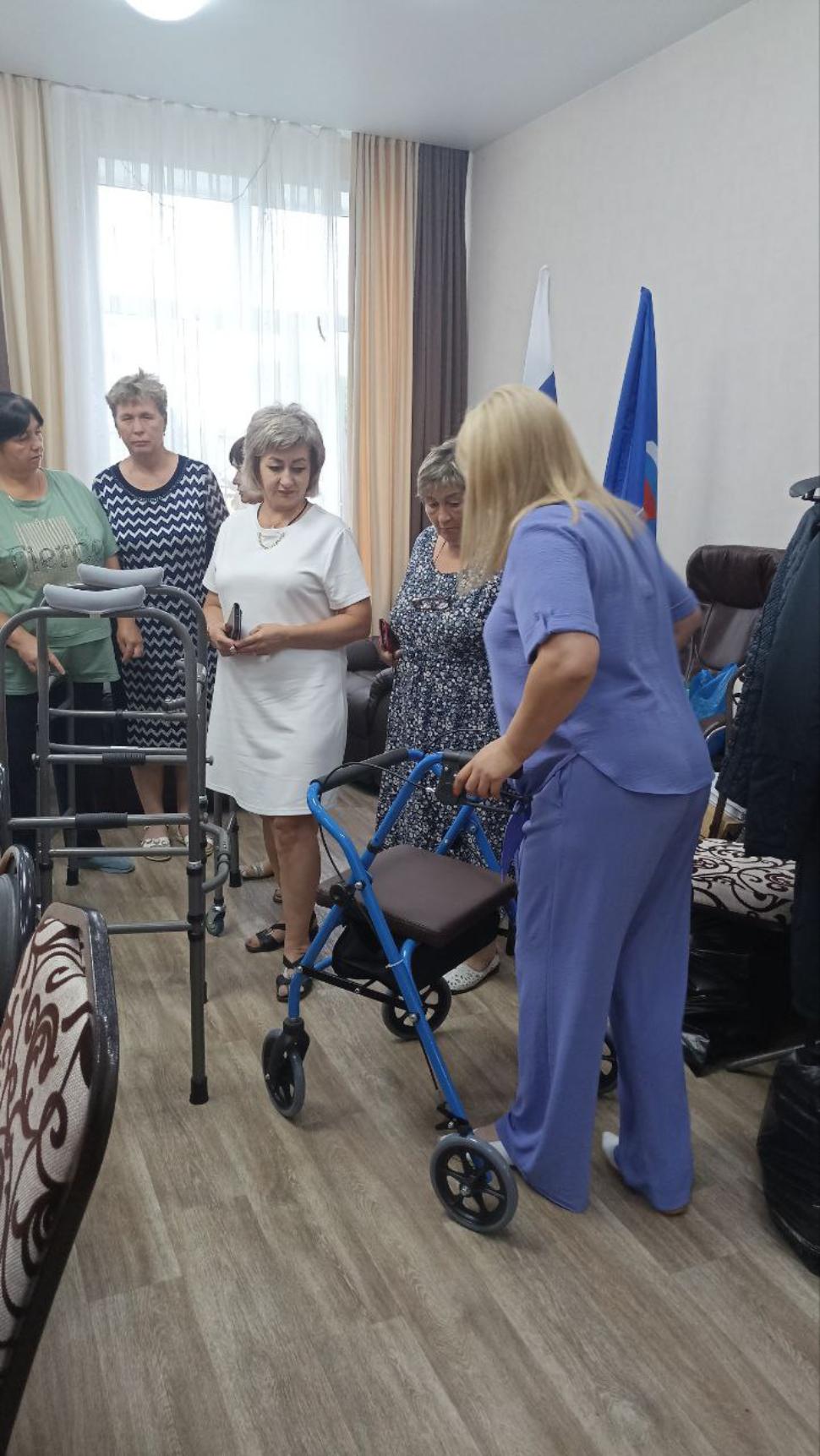 В школе ухода прошло очередное занятие.