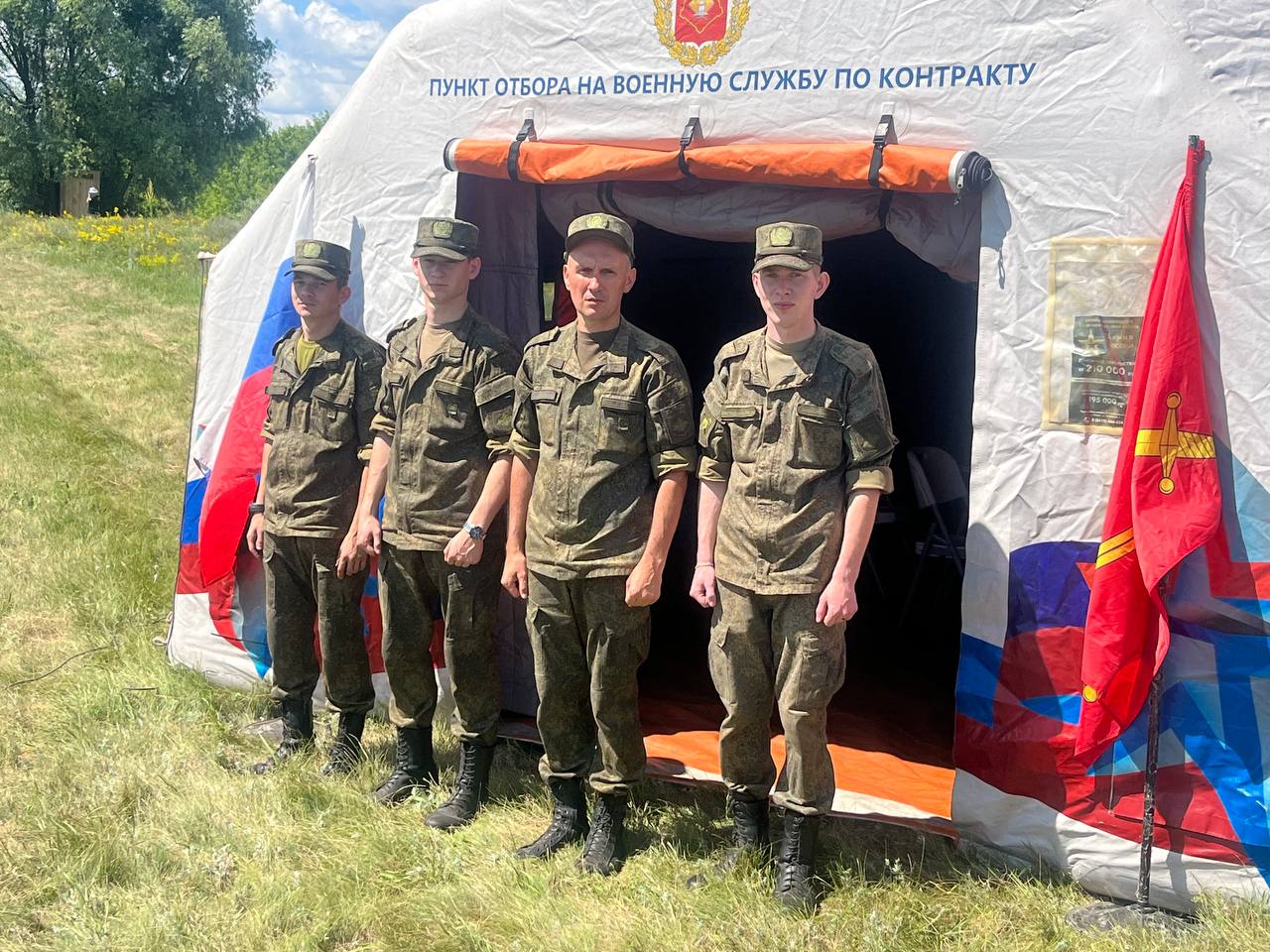 Работа пункта отбора  граждан на военную службу в Бессоновском районе