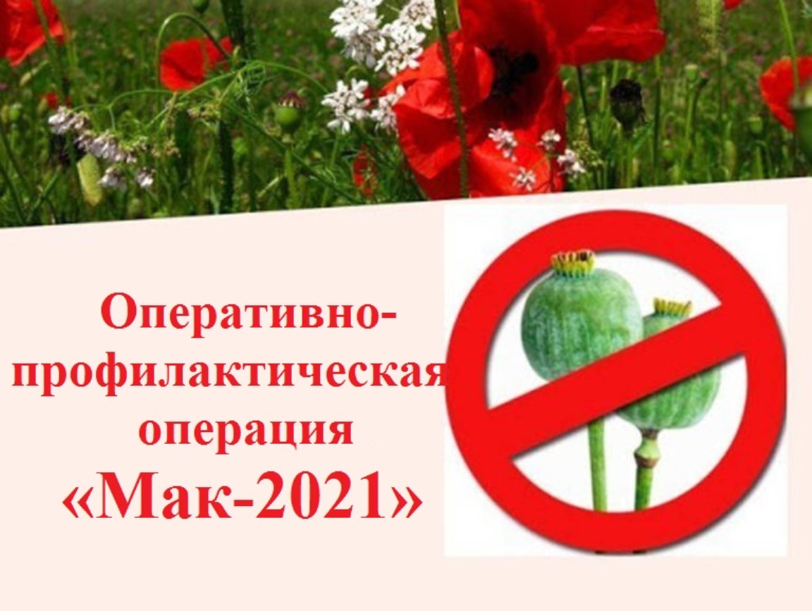 Оперативно-профилактическая операция «Мак-2021»