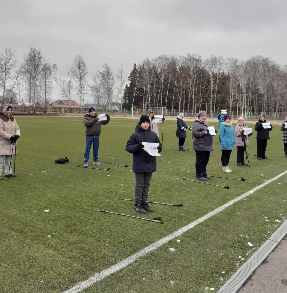 В Бессоновском районе стартует Новогодний оффлайн-марафон по северной (скандинавской) ходьбе