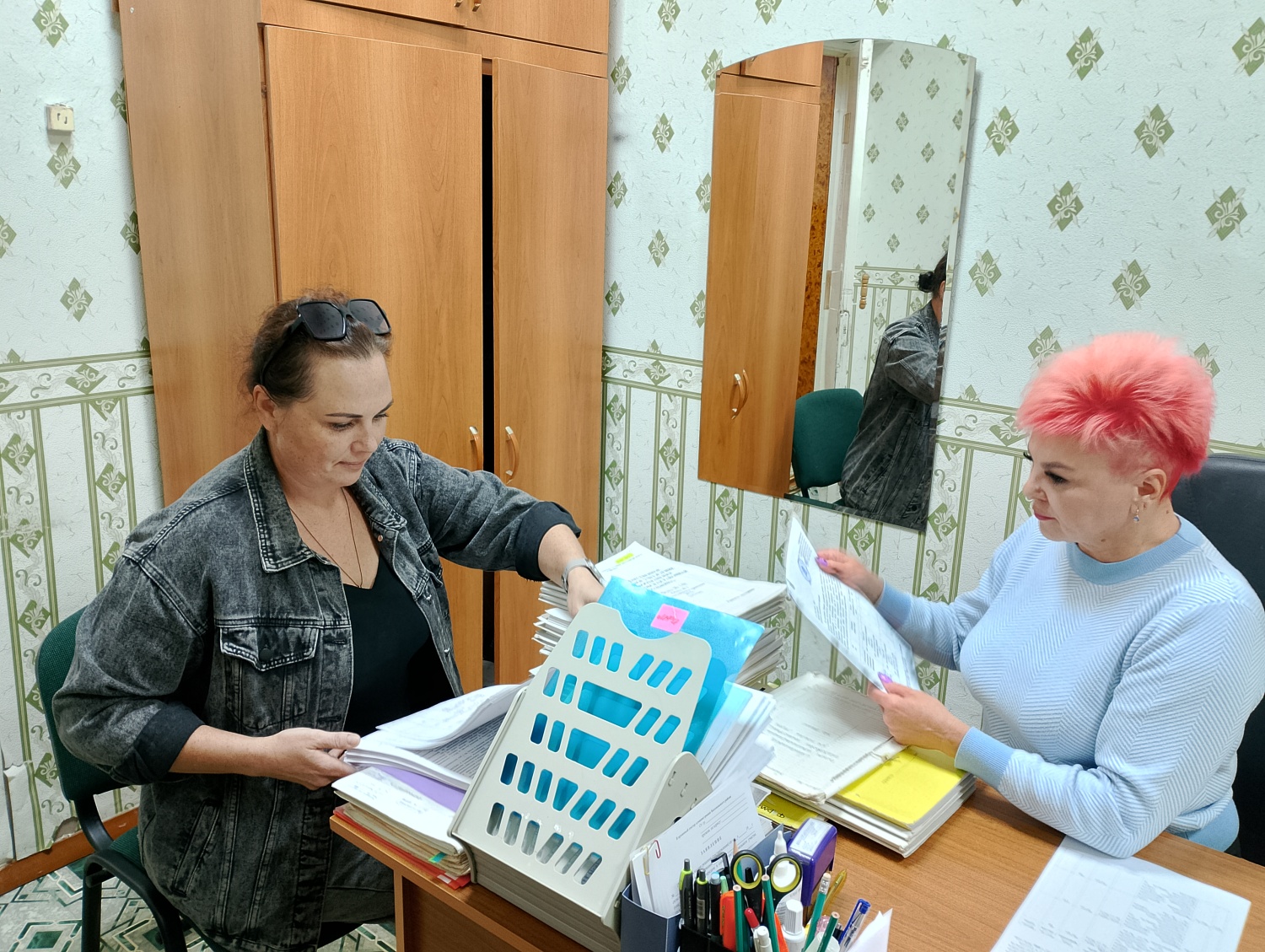 В архивном отделе администрации Бессоновского района проведена индивидуальная консультацию с ответственным специалистом за делопроизводство и архив Управления образования Бессоновского района Пензенской области