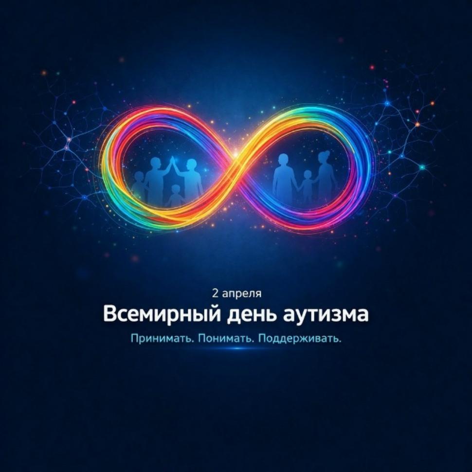 2 АПРЕЛЯ – ВСЕМИРНЫЙ ДЕНЬ РАСПРОСТРАНЕНИЯ ИНФОРМАЦИИ О ПРОБЛЕМАХ АУТИЗМА