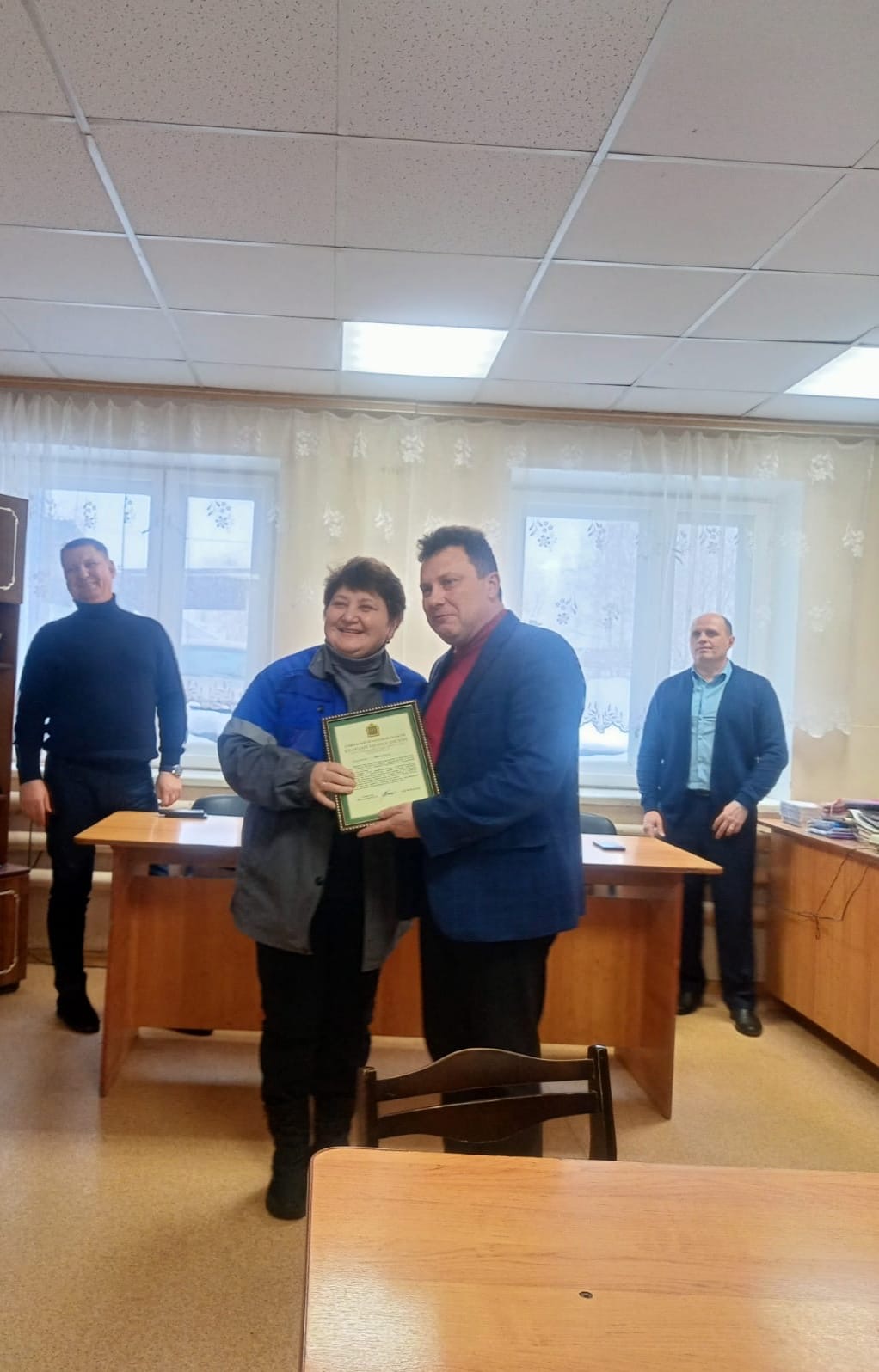 Глава Бессоновского района Александр Воронков посетил с рабочим визитом газовый участок в с.Бессоновка