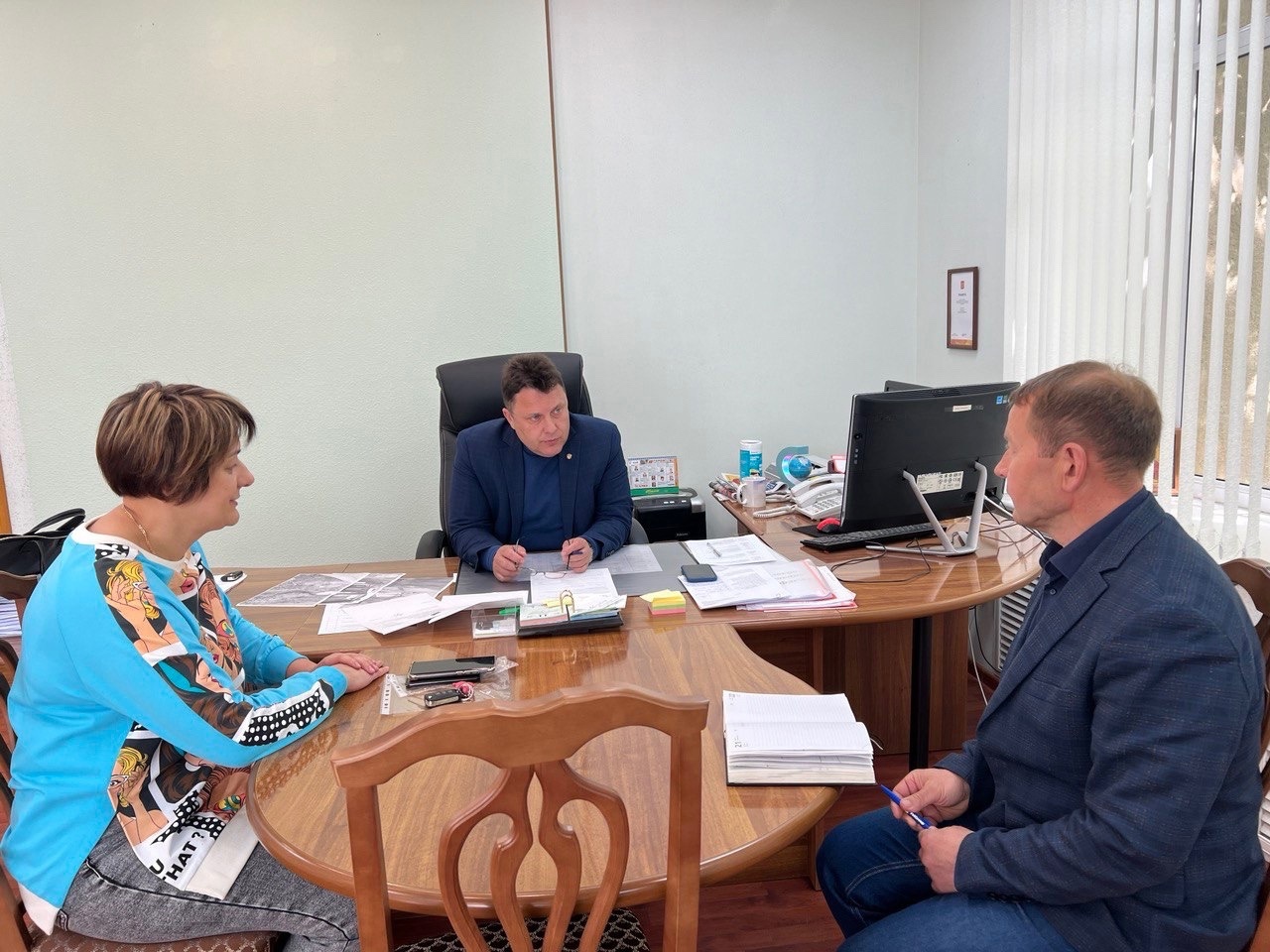 Глава Бессоновского района Александр Воронков провел прием граждан