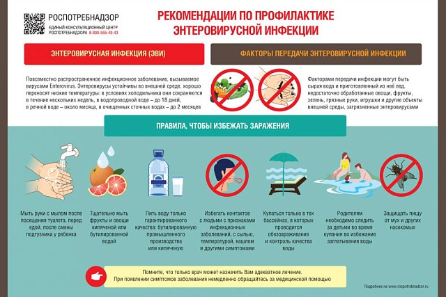 Профилактика энтеровирусной инфекции: памятка для населения