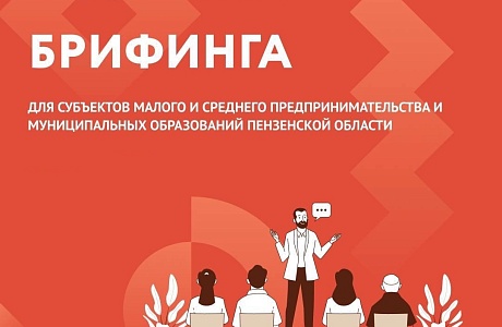 Брифинг для субъектов МСП и муниципальных образований Пензенской области Брифинг для субъектов МСП и муниципальных образований Пензенской области