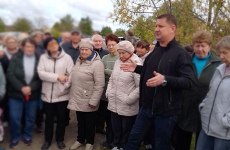 Встреча с жителями в с.Бакшеевка