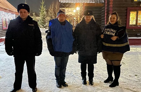 При проведении празднования Рождества Христова осуществлялось дежурство и охрана общественного порядка