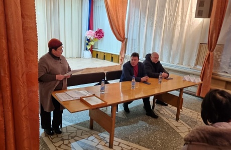 Встреча с населением в с.Полеологово