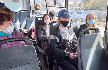 В населенном пункте Бессоновка проведен очередной рейд в пассажирском транспорте   по соблюдению «масочного режима»