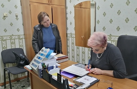 Старший специалист Клиентской службы в Бессоновском районе ОСФР по Пензенской области  провела проверку-уточнение по стажу