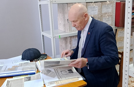 ИССЛЕДОВАТЕЛЬСКАЯ РАБОТА В АРХИВНОМ ОТДЕЛЕ АДМИНИСТРАЦИИ БЕССОНОВСКОГО РАЙОНА