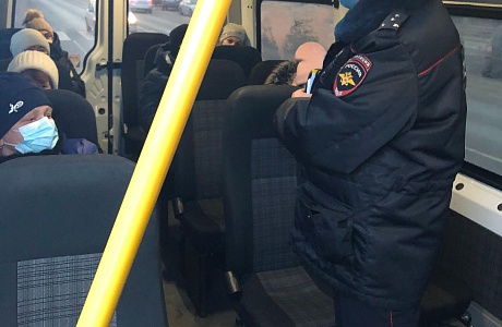 В населенном пункте Бессоновка проведен очередной рейд на пассажирском транспорте   по соблюдению «масочного режима»
