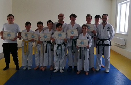 В отделении тхэквондо ДЮСШ Бессоновского района  прошелочередной экзамен