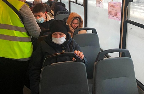 27 ноября 2020 года в населенном пункте с. Ухтинка проведен рейд в пассажирском транспорте по соблюдению «масочного режима».