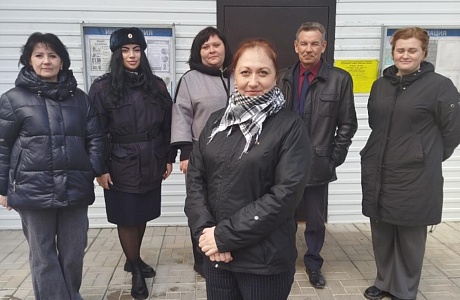Состоялся межведомственный рейд в селе Кижеватово, Степановка, Трофимовка.