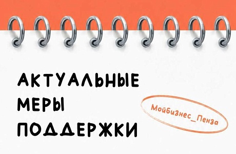 Напоминаем о мерах поддержки для предпринимателей Пензенской области