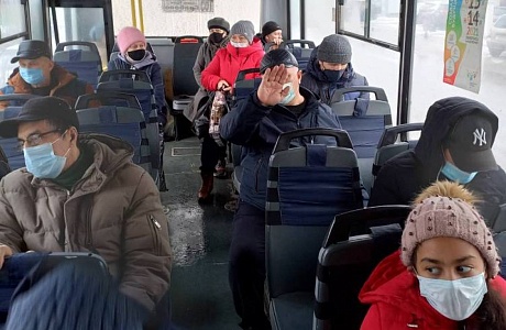 В населенном пункте Бессоновка проведен очередной рейд в пассажирском транспорте   по соблюдению «масочного режима»