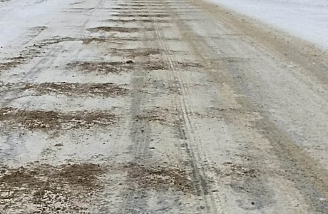 В селе Вазерки произведена посыпка дорог В селе Вазерки произведена посыпка дорог