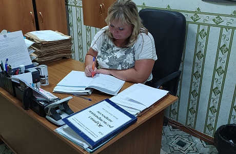 В архивном отделе администрации Бессоновского района проведена индивидуальная консультацию с ответственным специалистом за делопроизводство и архив администрации  Бессоновского сельсовета 