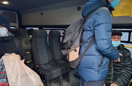 В населенном пункте с. Бессоновка  проведен очередной рейд в пассажирском транспорте   по соблюдению «масочного режима»