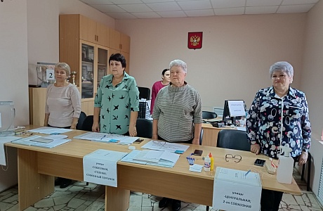 На территории Бессоновского района идет голосование