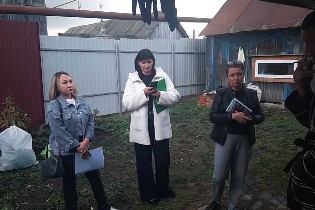 Внеплановый  выезд в семьи, находящиеся в трудной жизненной ситуации