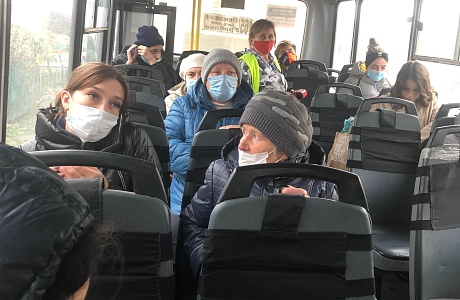 В населенном пункте с. Бессоновка проведен очередной рейд в пассажирском транспорте   по соблюдению «масочного режима»