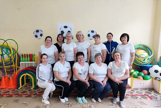 Сотрудники детского сада с. Чемодановка сдали нормативы  ВФСК ГТО