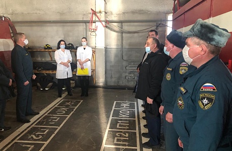 25 марта в 23-ей пожарно-спасательной части 1-го пожарно-спасательного отряда ФПС ГПС ГУ МЧС России по Пензенской области состоялась лекция на тему "Вакцинация против COVID-19 25 марта в 23-ей пожарно-спасательной части 1-го пожарно-спасательного отряда ФПС ГПС ГУ МЧС России по Пензенской области состоялась лекция на тему "Вакцинация против COVID-19