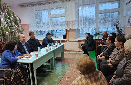В с. Александровка состоялась рабочая встреча с населением